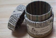 用廢舊材料手工制作的可愛小盒子