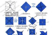 兒童手工折紙風(fēng)車