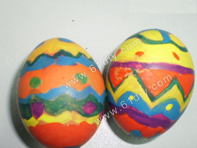 雞蛋殼手工：彩蛋的做法