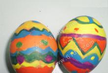 用蛋殼手工制作雞蛋的方法