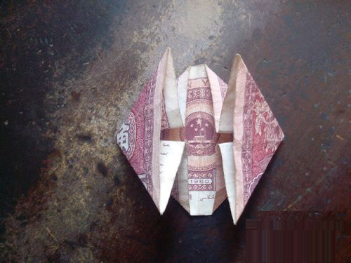 用錢(qián)折心的手工做法!
