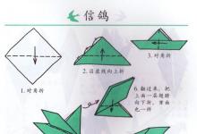如何用手折信鴿？