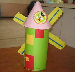 幼兒手工制作：火箭的手工制作方法