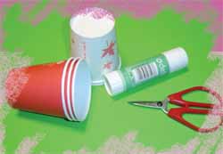 紙杯手工制作椅子