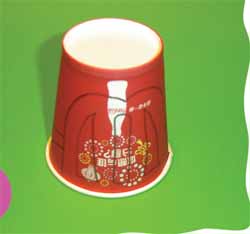 紙杯手工制作椅子