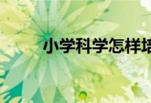 小學科學怎樣培養(yǎng)學生的創(chuàng)新能力