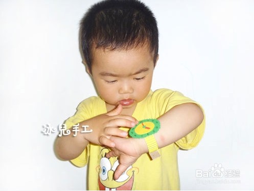 幼兒手工制作：DIY卡通手表
