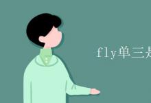 教育資訊：fly單三是直接加s嗎