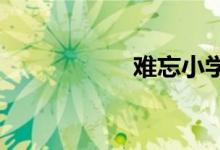 難忘小學(xué)時(shí)光手抄報(bào)