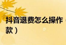 抖音退費(fèi)怎么操作（抖音如何發(fā)起未成年人退款）