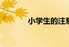 小學(xué)生的注意力有哪些特點？