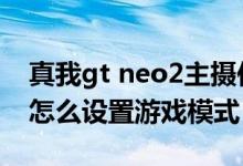 真我gt neo2主攝傳感器型號（真我gtneo2怎么設置游戲模式）