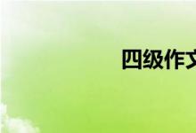 四級作文怎么評分？
