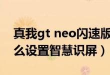 真我gt neo閃速版和neo2（真我gtneo2怎么設置智慧識屏）