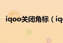 iqoo關閉角標（iqoo8pro怎么消除角標）