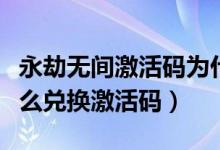 永劫無(wú)間激活碼為什么淘寶有賣（永劫無(wú)間怎么兌換激活碼）
