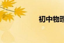 初中物理知識(shí)點(diǎn)總結(jié)