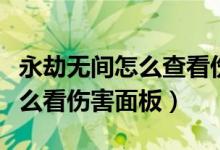 永劫無(wú)間怎么查看傷害數(shù)據(jù)面板（永劫無(wú)間怎么看傷害面板）