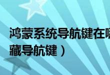 鴻蒙系統(tǒng)導(dǎo)航鍵在哪里設(shè)置（鴻蒙系統(tǒng)如何隱藏導(dǎo)航鍵）