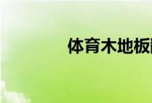 體育木地板翻新可以這樣做