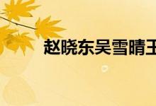 趙曉東吳雪晴王瀟瀟小說免費(fèi)閱讀