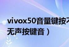 vivox50音量鍵按不動（榮耀x20se如何設置無聲按鍵音）