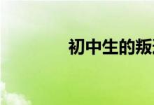 初中生的叛逆家長如何應(yīng)對