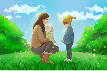 幼兒紙巾花朵制作過程1