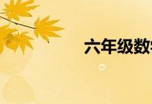 六年級數(shù)學(xué)輔導(dǎo)的方法