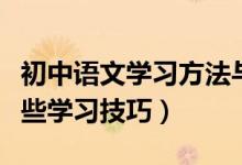 初中語(yǔ)文學(xué)習(xí)方法與技巧大全(初中語(yǔ)文有哪些學(xué)習(xí)技巧)
