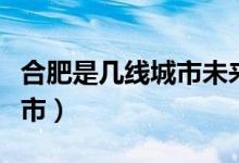 合肥是幾線城市未來(lái)發(fā)展如何(合肥是幾線城市)