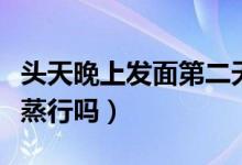 頭天晚上發(fā)面第二天早上蒸（晚上發(fā)面第二天蒸行嗎）