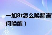 一加8t怎么喚醒語音助手（一加9語音助手如何喚醒）