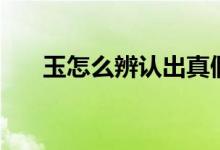 玉怎么辨認出真假（玉怎么識別真假）