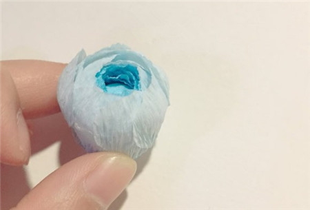 皺紋紙牡丹花制作方法圖解4