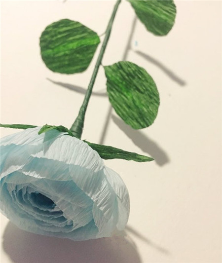 皺紋紙牡丹花制作方法圖解8