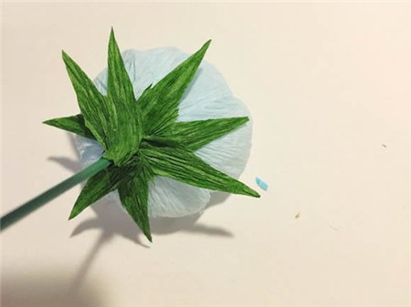 皺紋紙牡丹花制作方法圖解7