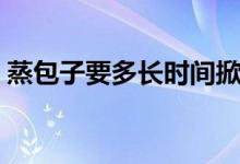 蒸包子要多長時間掀鍋（蒸包子要多長時間）