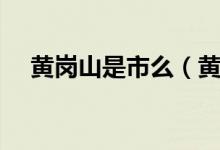 黃崗山是市么（黃崗山是哪個(gè)省的城市）