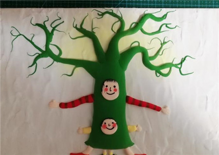 兒童節(jié)彩泥貼畫手工制作4