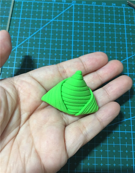端午節(jié)粘土手工粽子5