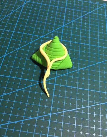 端午節(jié)粘土手工粽子7