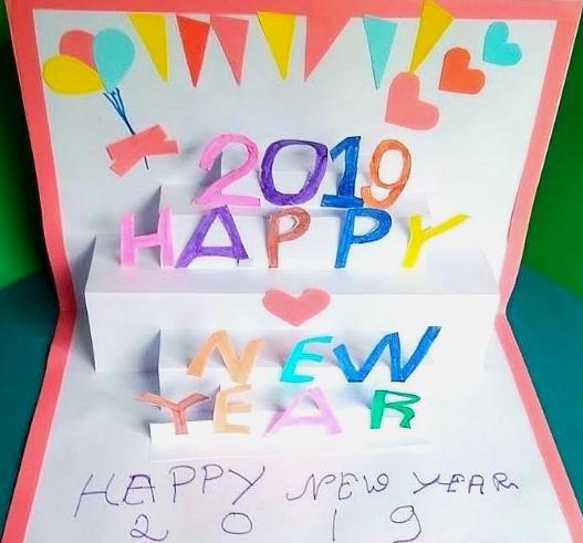 2020年新年賀卡手工制作圖片大全