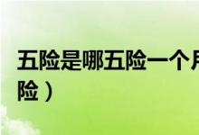 五險是哪五險一個月要交多少錢（五險是哪五險）