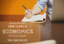 MCQ格式的CBSE12類經(jīng)濟學(xué)樣本論文
