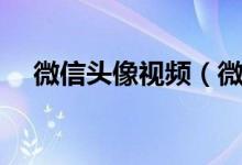 微信頭像視頻（微信視頻號(hào)頭像怎么換）