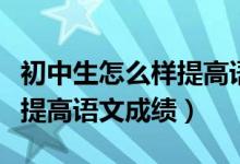 初中生怎么樣提高語文閱讀理解(初中生怎樣提高語文成績)