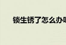 鎖生銹了怎么辦呀（鎖生銹了怎么辦）