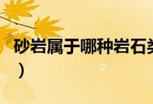 砂巖屬于哪種巖石類(lèi)型（砂巖屬于什么類(lèi)巖石）