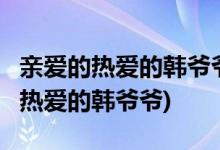 親愛的熱愛的韓爺爺扮演者( 是誰(shuí)扮演親愛的熱愛的韓爺爺)